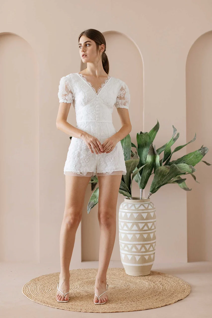 Dataliav Romper (White) - Image 3