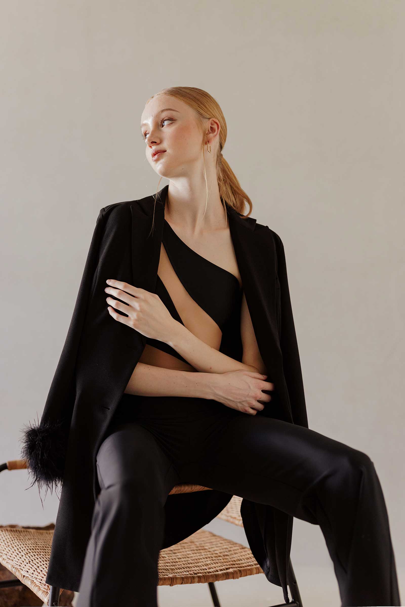 Dolace Jumpsuit (Black+Nude) - Image 22