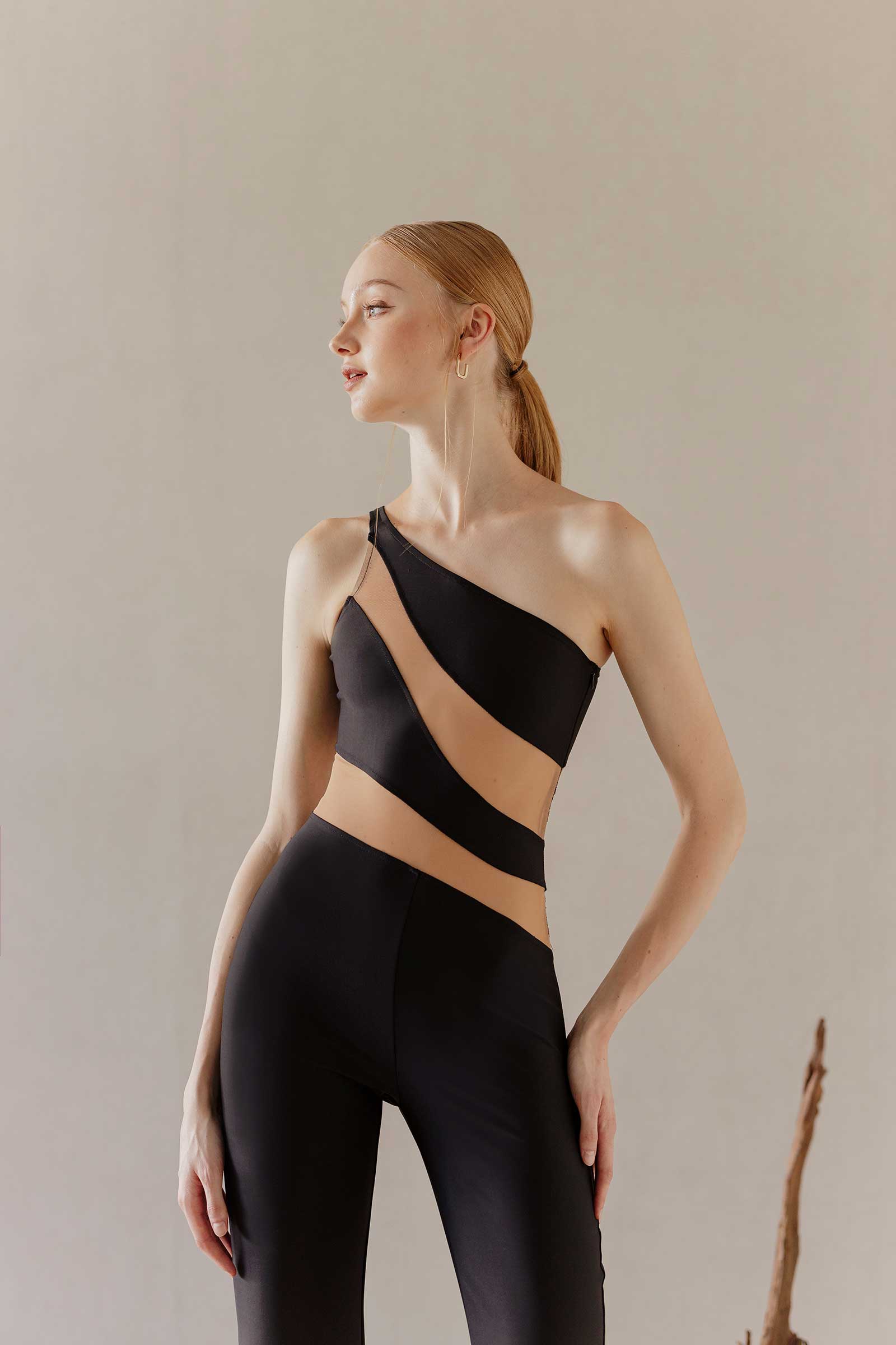Dolace Jumpsuit (Black+Nude) - Image 9