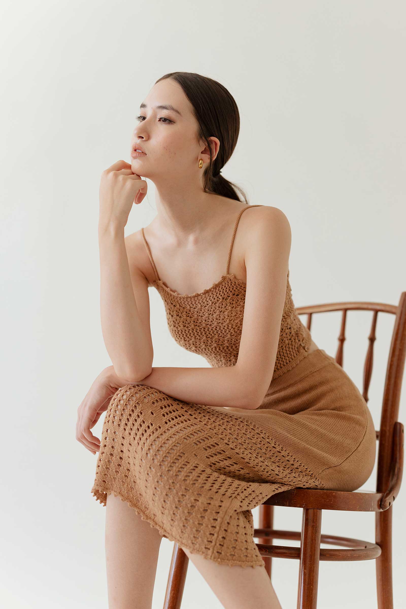 Daitor Skirt (Light Brown) - Image 6