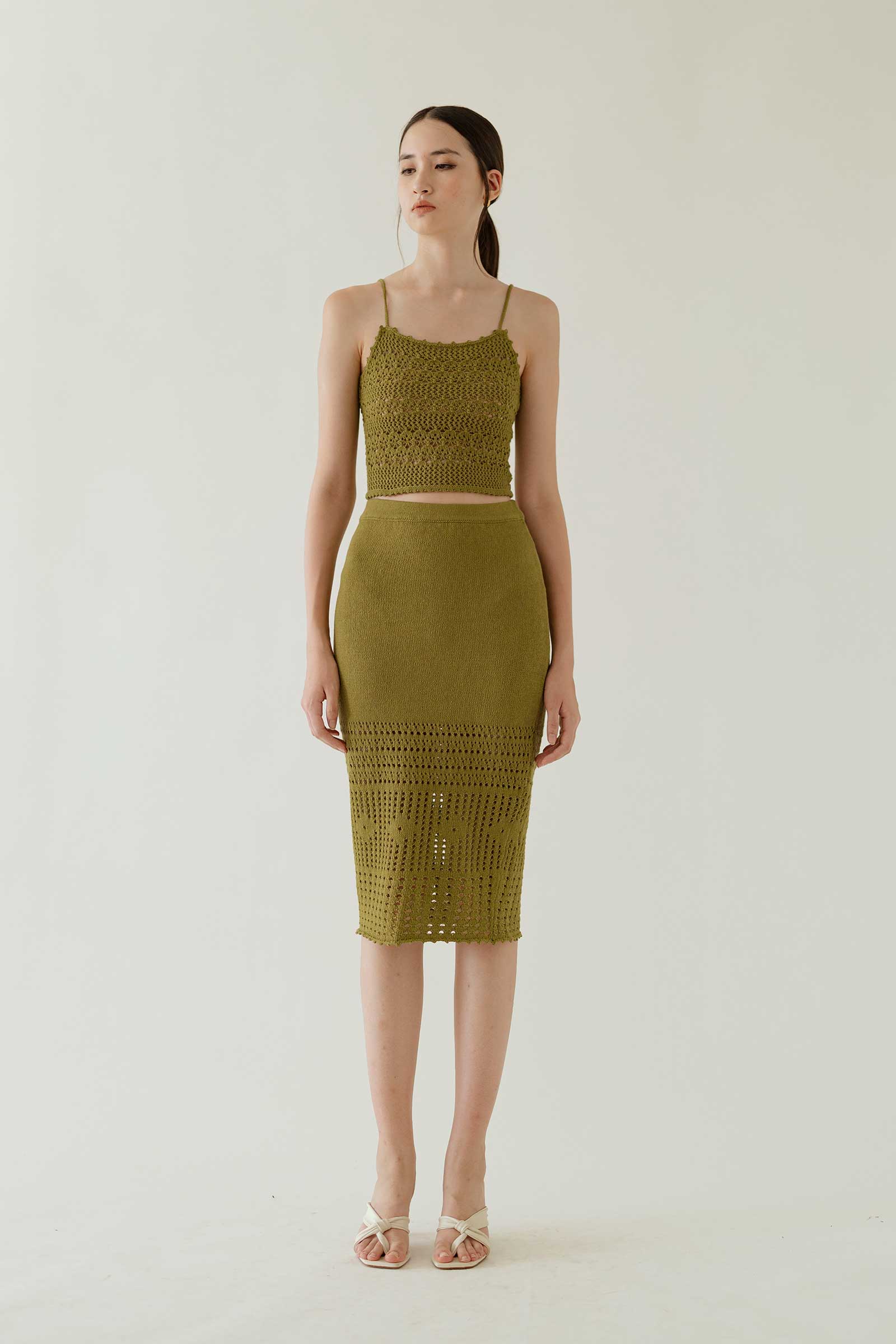Daitor Skirt (Olive) - Image 2