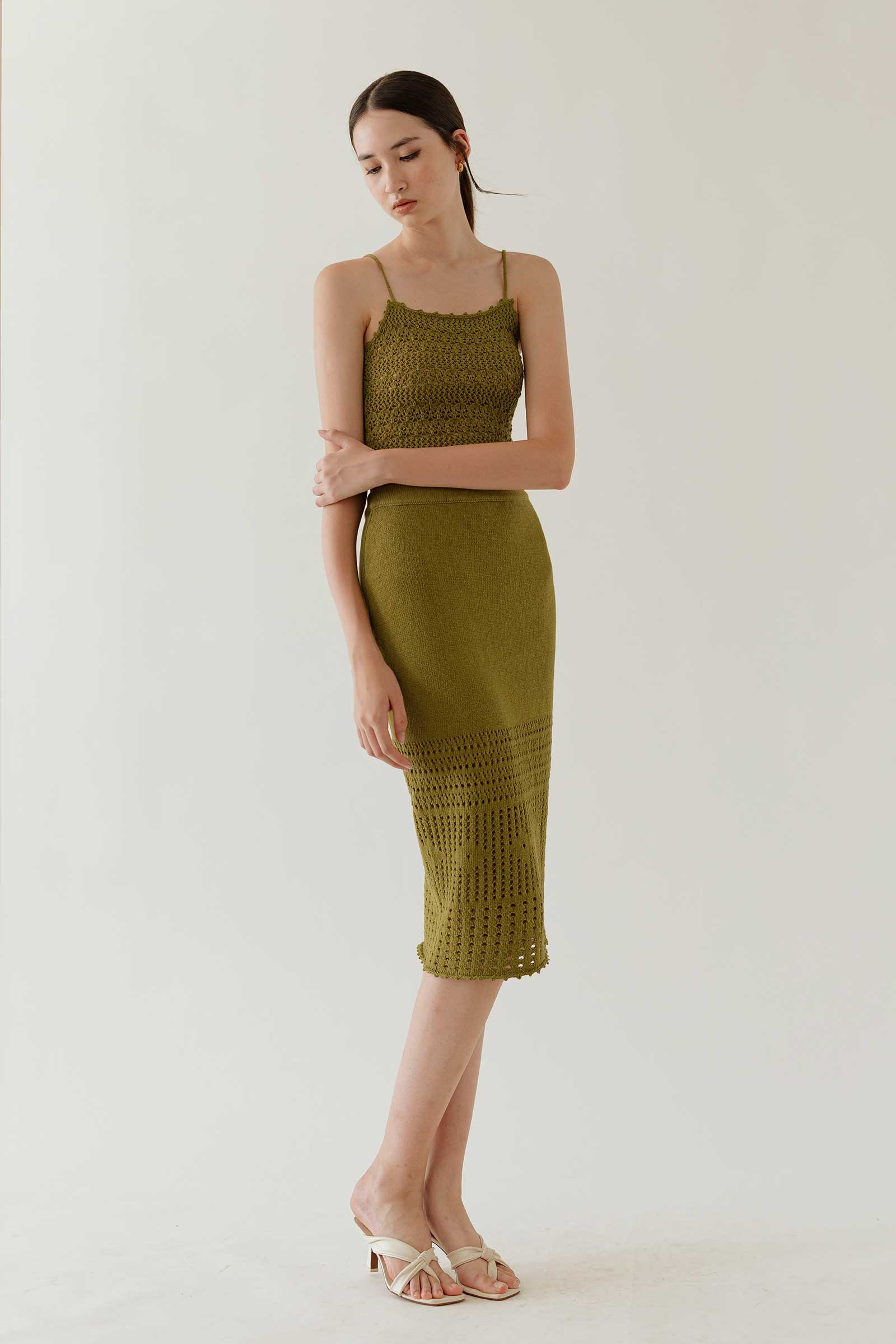 Daitor Skirt (Olive) - Image 3