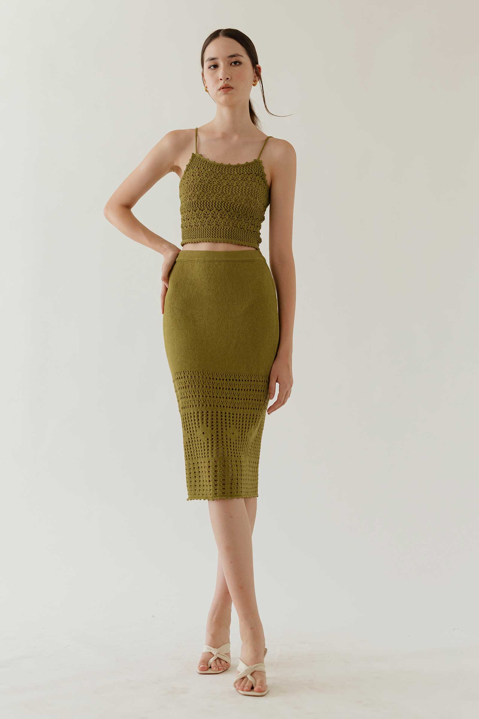 Daitor Skirt (Olive) - Image 5