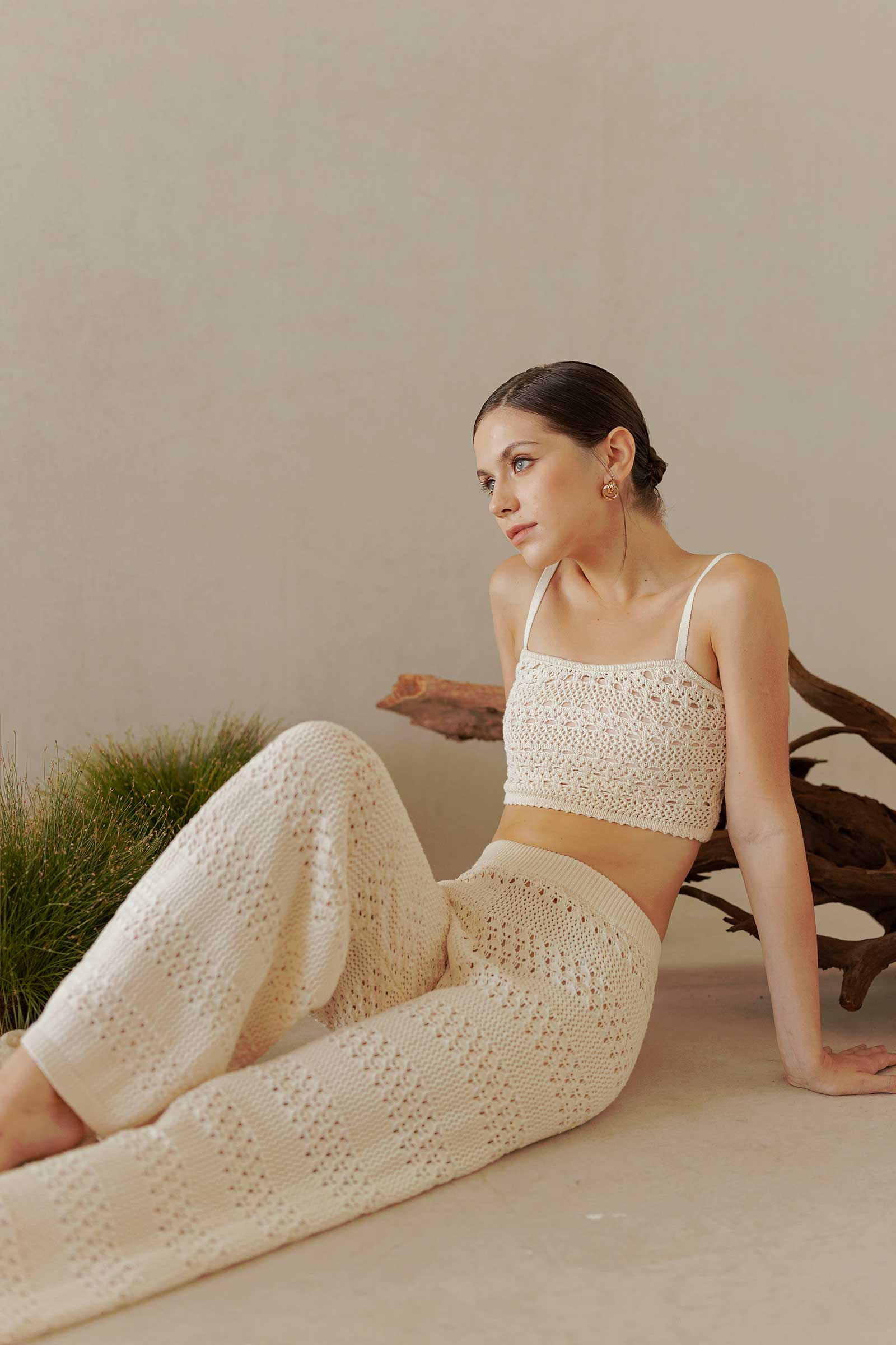 Danizvia Knit Top (Cream) - Image 2