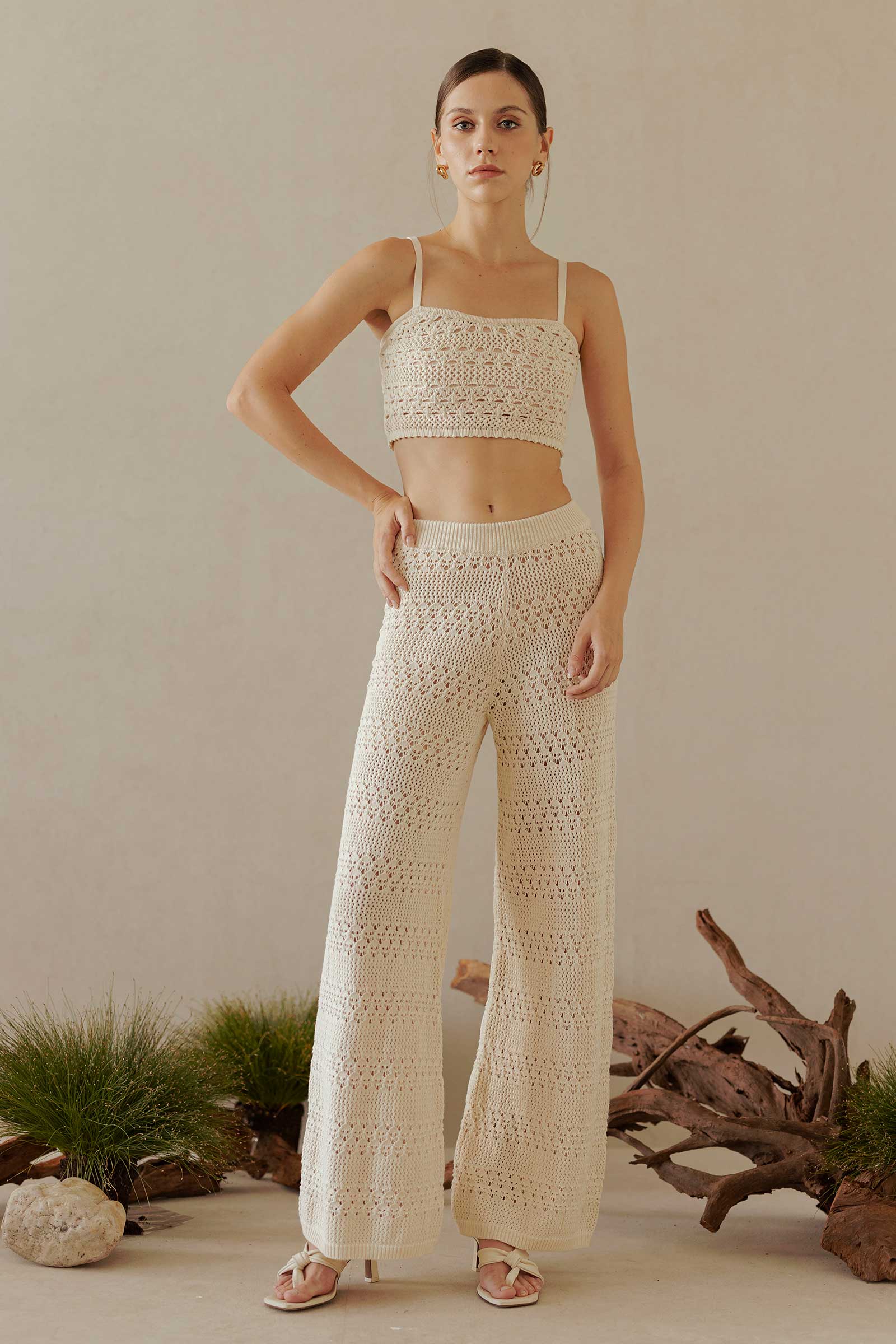 Danizvia Knit Top (Cream) - Image 3