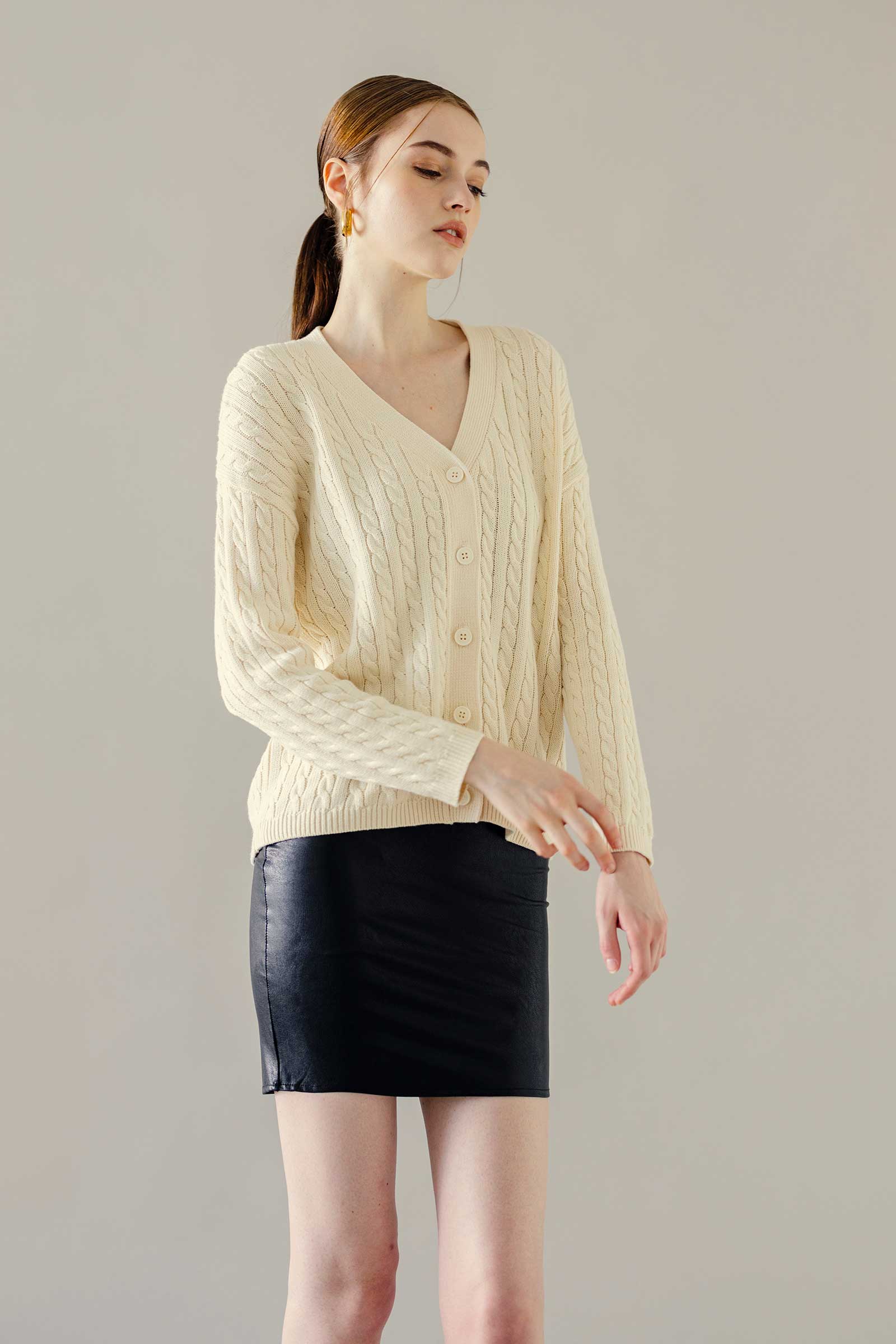 Dhele Cardi (Cream) - Image 9