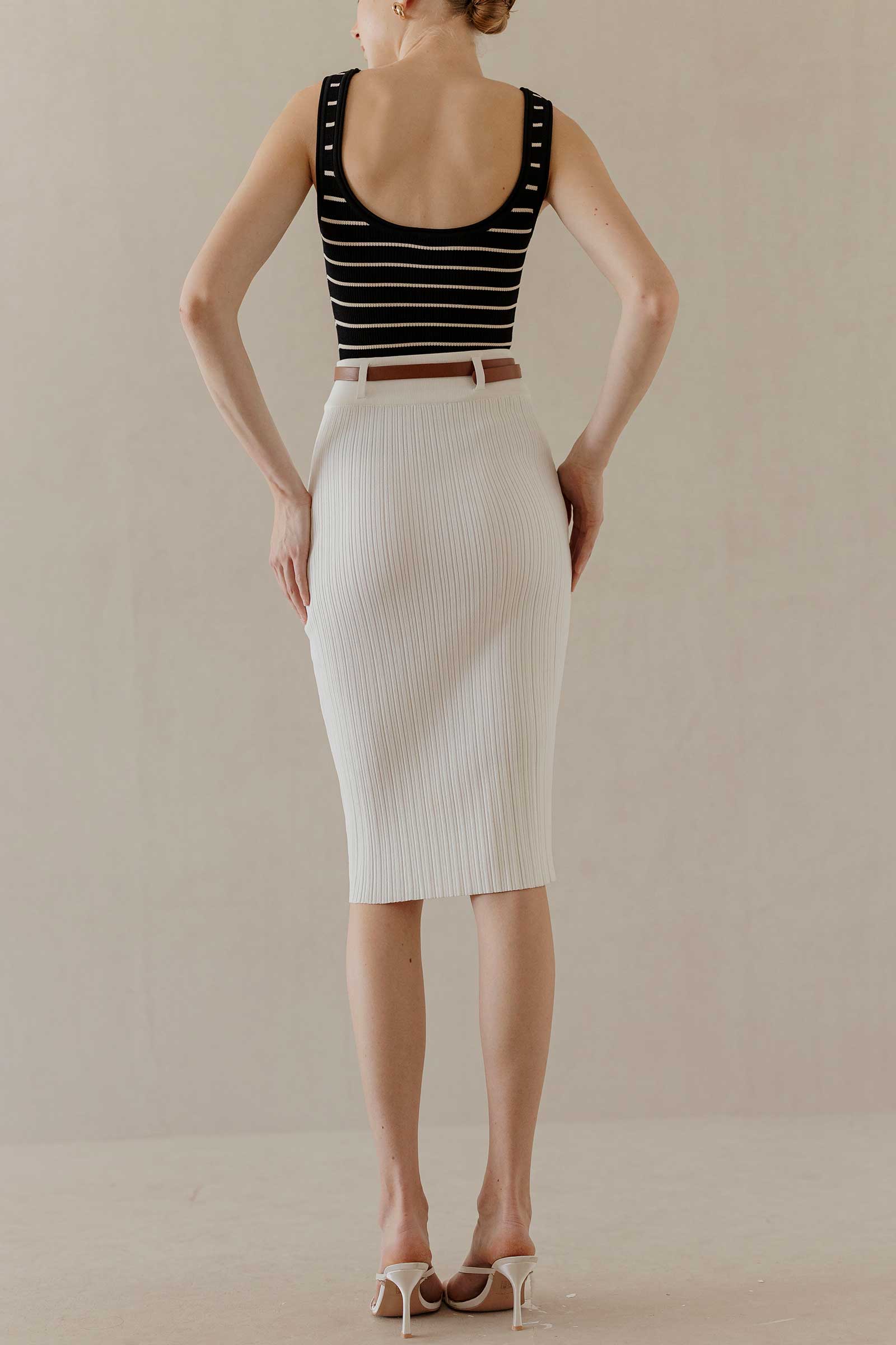 Dinierv Skirt (White) - Image 6