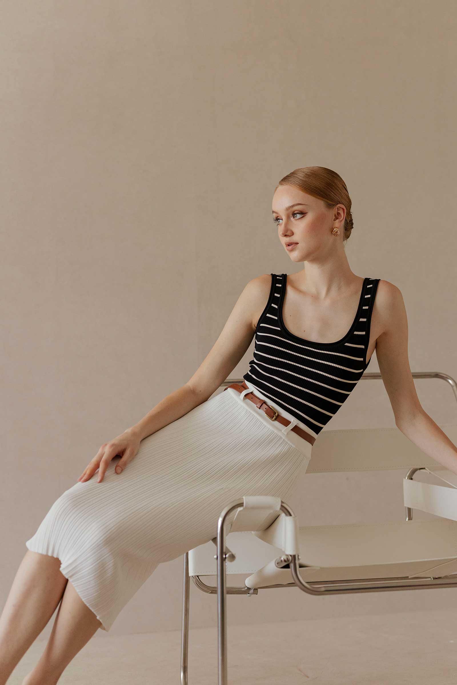 Dinierv Skirt (White) - Image 8