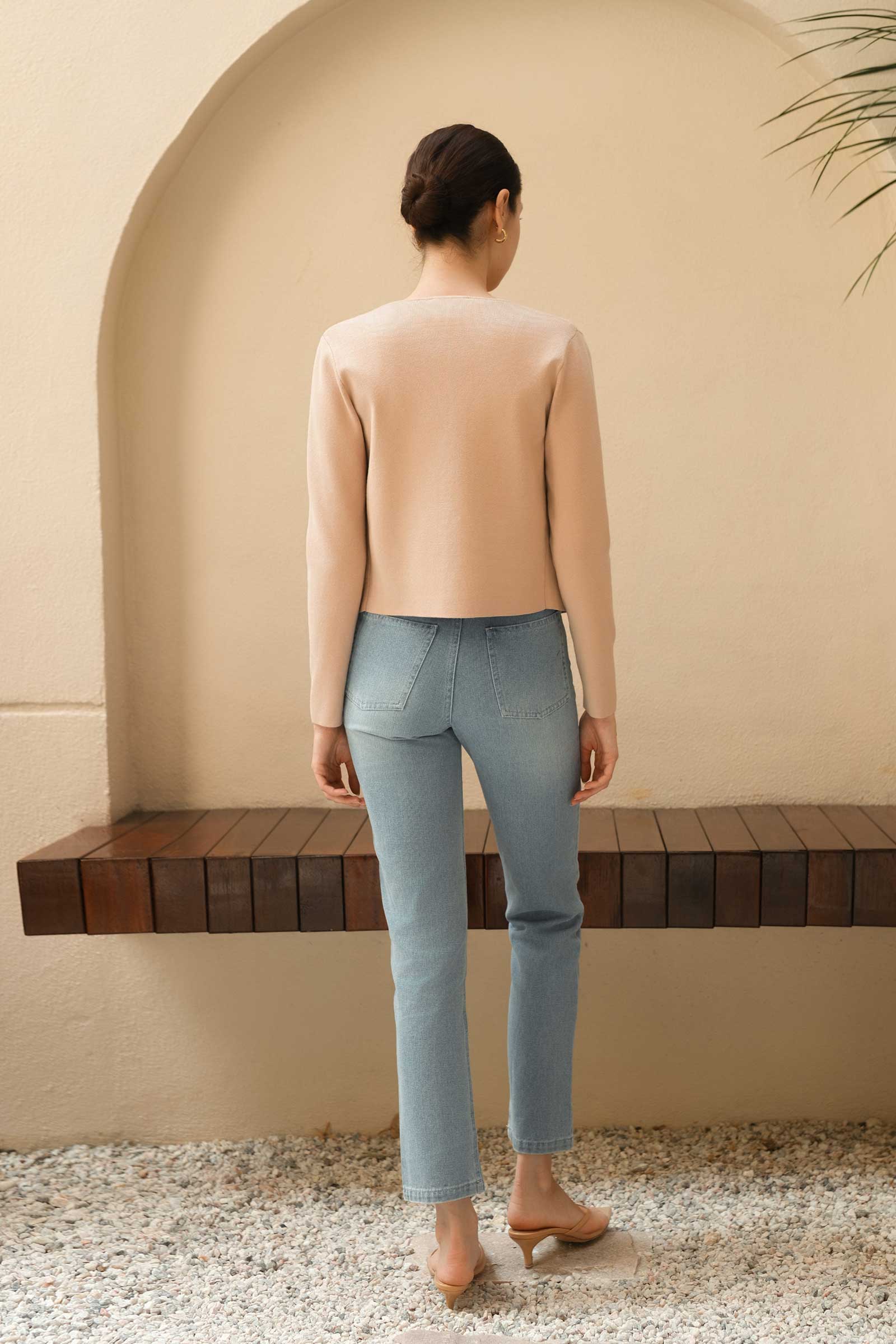 Dasiene Knit Cardigan (Khaki) - Image 9