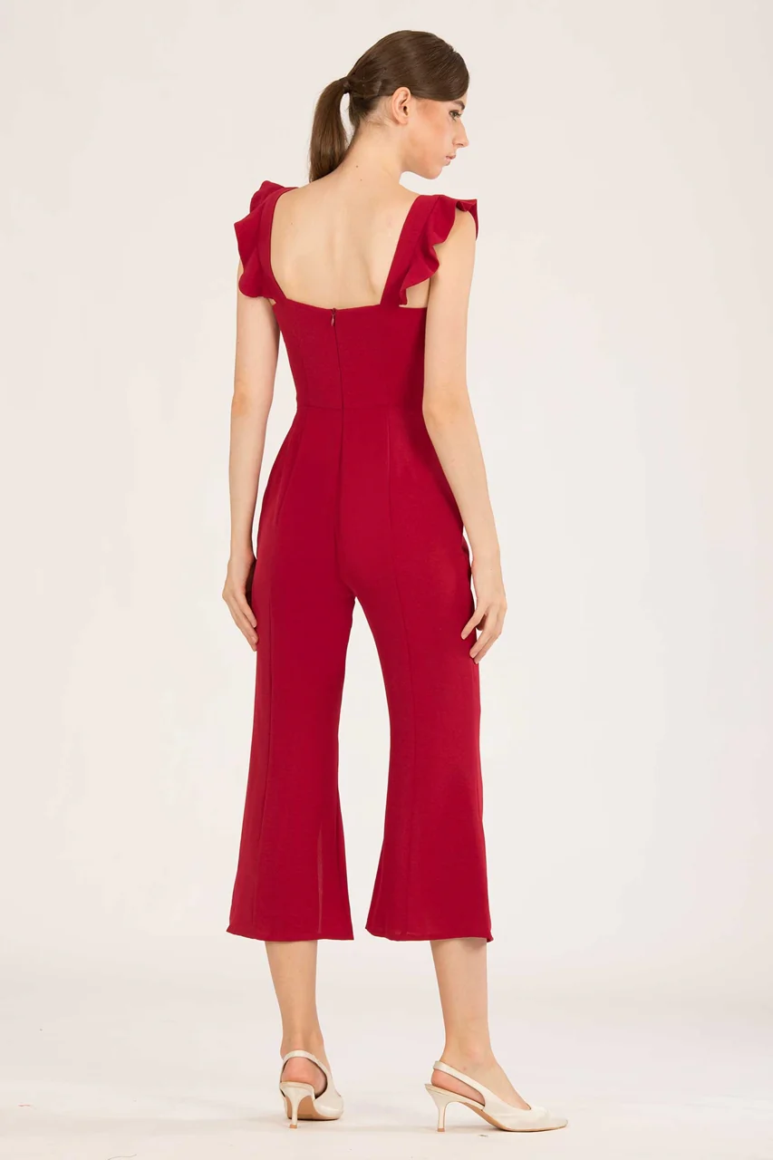 Dufergua Jumpsuit (Red) - Image 6