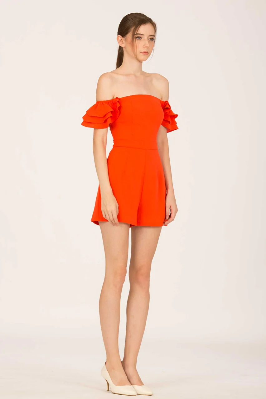 Darumo Romper (Tangerine) - Image 3