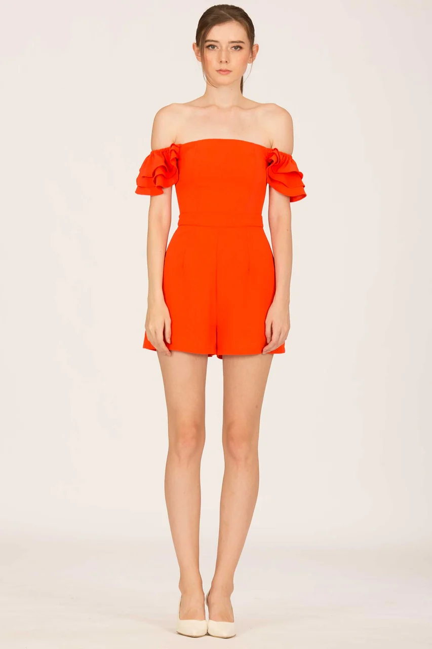Darumo Romper (Tangerine) - Image 4