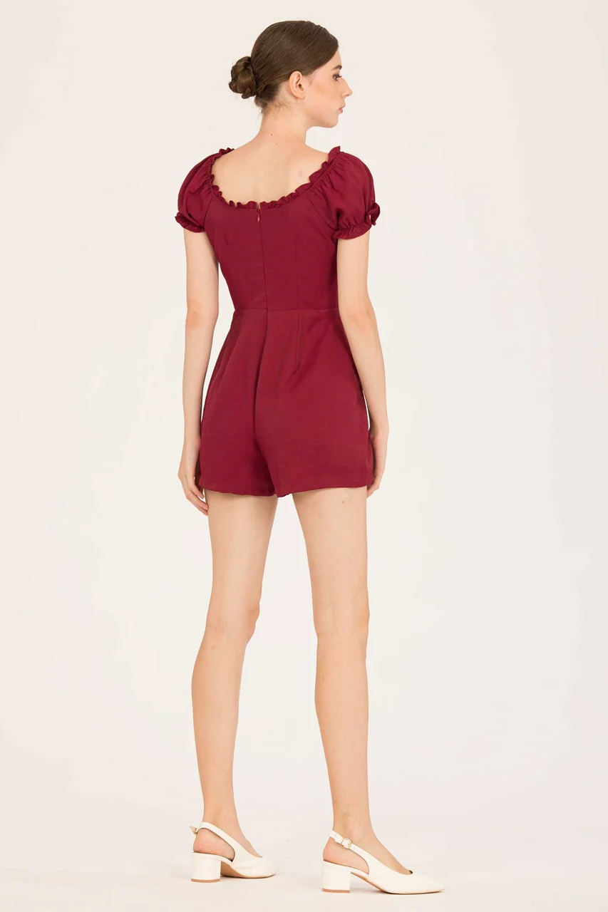 Detiamise Romper (Maroon) - Image 5