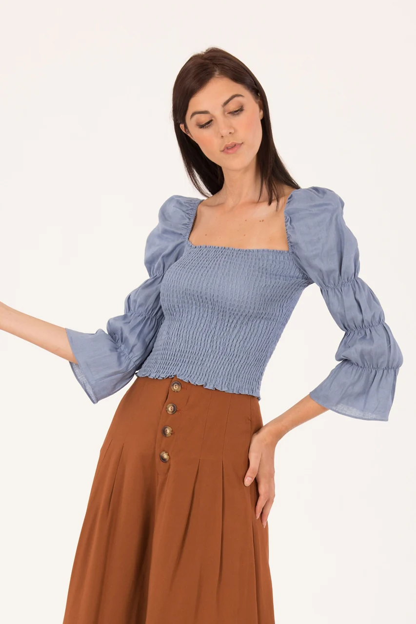 Darnifusi Top (Denim Blue) - Image 3