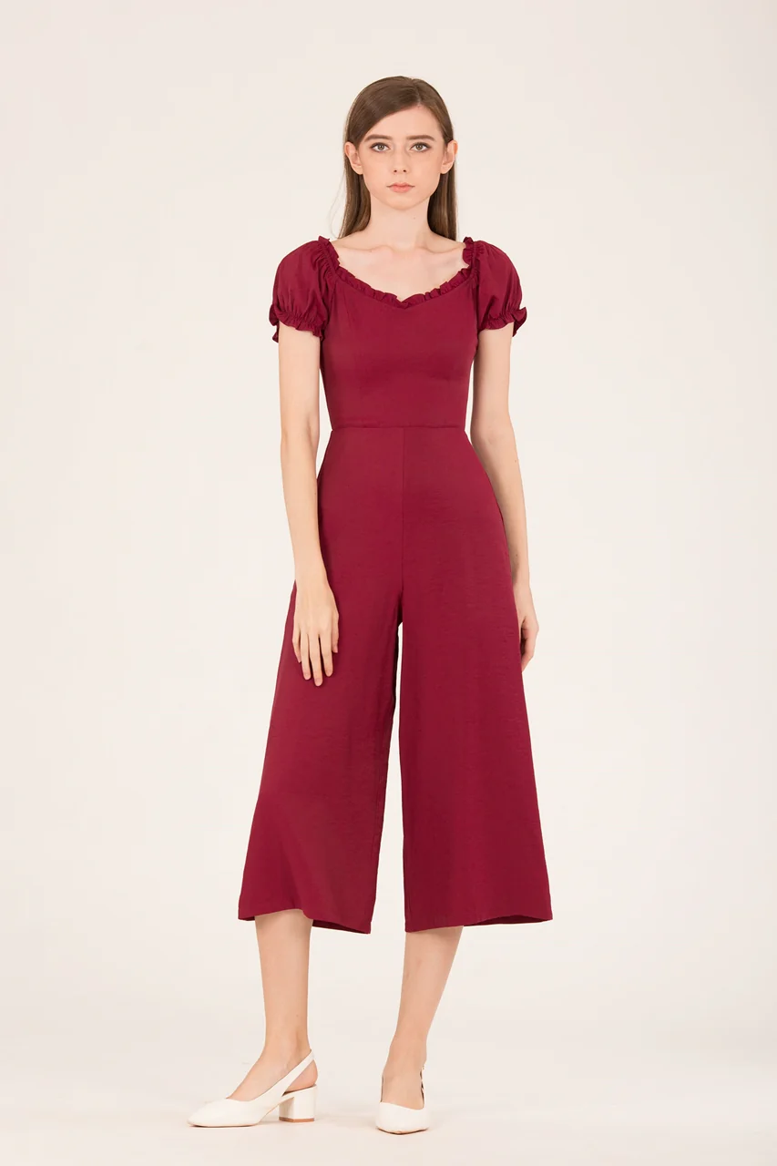 Dohafablar Jumpsuit (Maroon) - Image 4