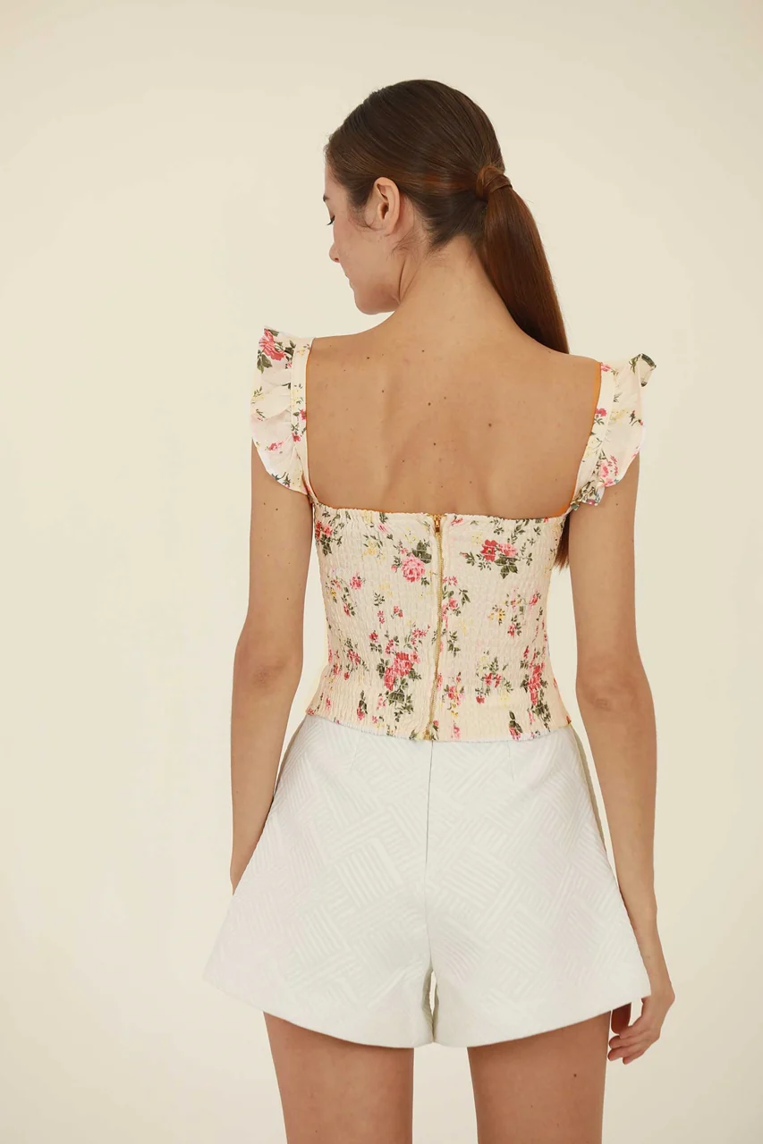 Deruwe Top (Printed Floral) - Image 3