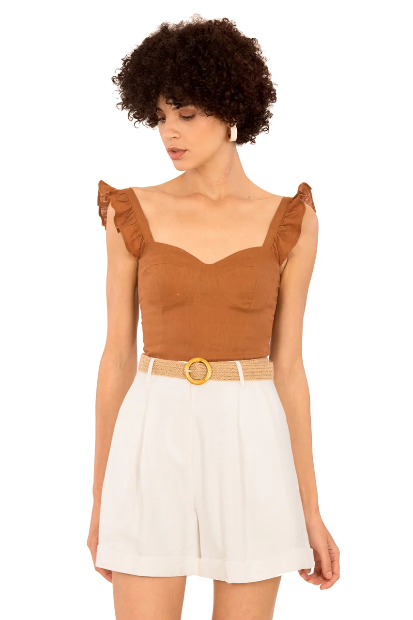 Drynnly Top (Brown) - Image 3