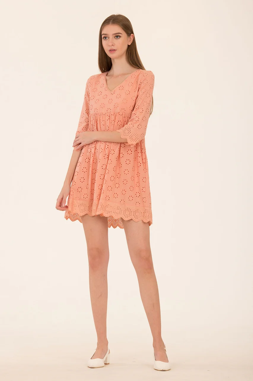 Dernifer Skort Dress (Peach) - Image 5