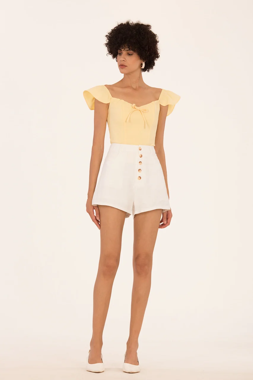 Doxcamuy Top (Powder Yellow) - Image 4