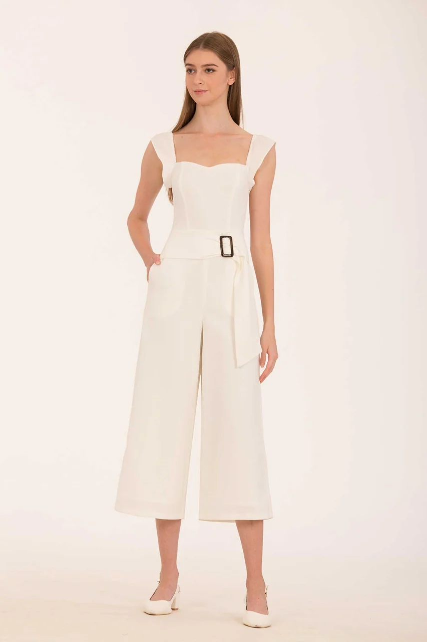 Damiyiar Jumpsuit (White) - Image 2