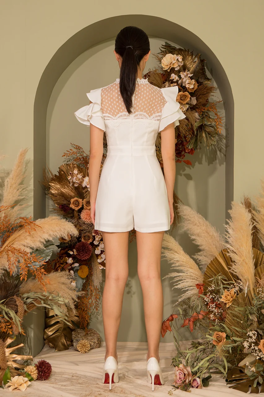 Dyjuhuey Romper (White) - Image 2