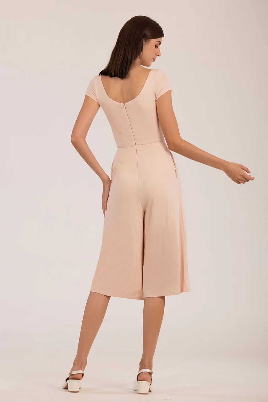 Dalamixy Jumpsuit Cullotes (Nude) - Image 2