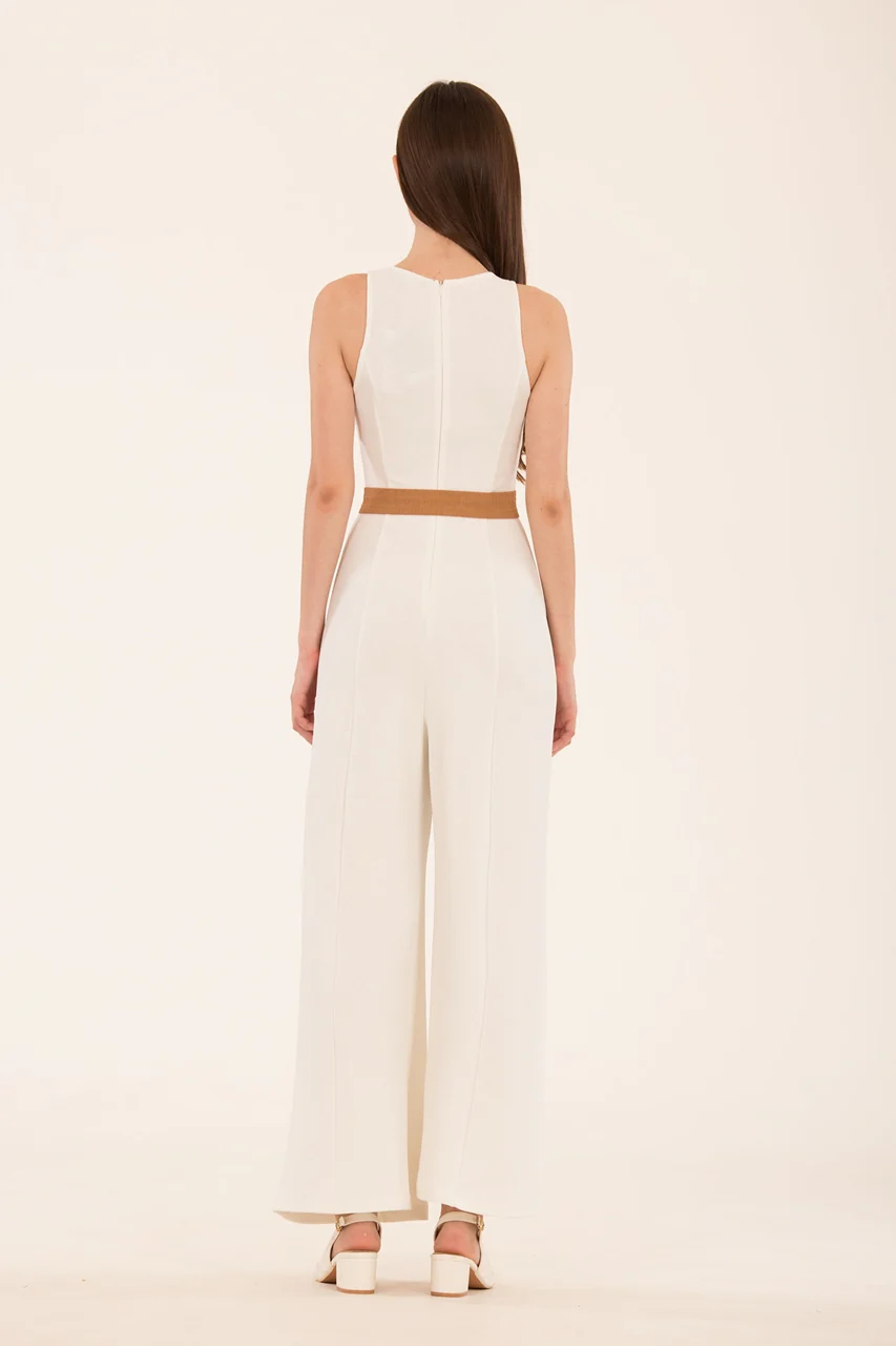 Danaverlia Jumpsuit (White) - Image 2