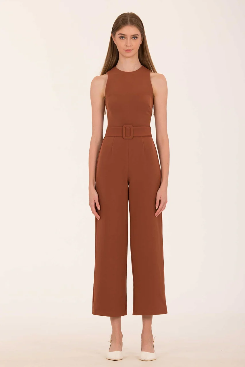 Derjolita Jumpsuit (Dark Brown) - Image 3
