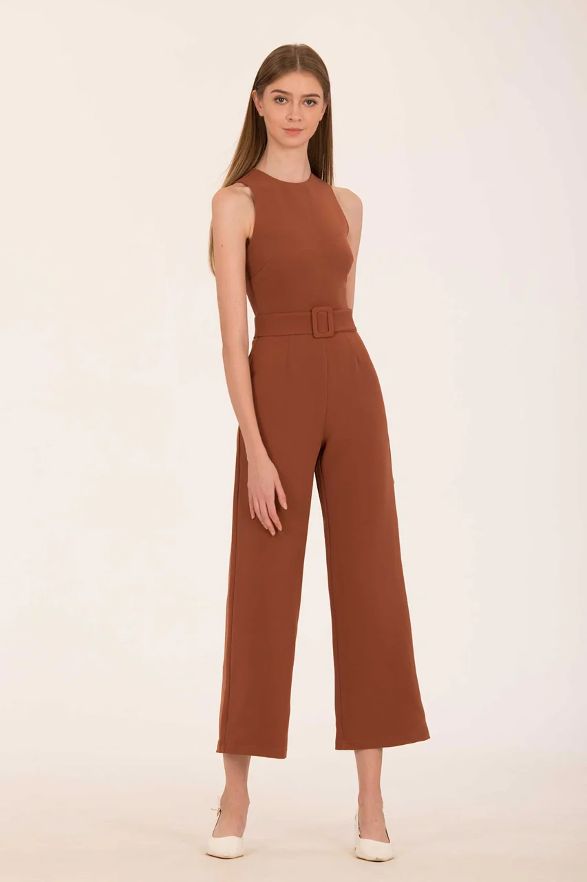 Derjolita Jumpsuit (Dark Brown) - Image 6