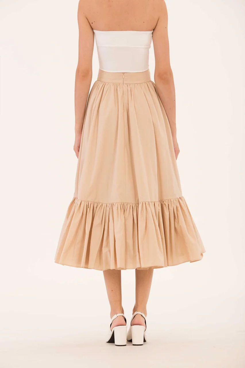 Dalhfid Skirt (Beige) - Image 4