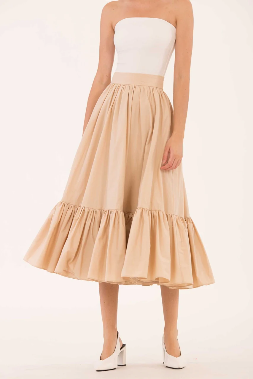 Dalhfid Skirt (Beige) - Image 5