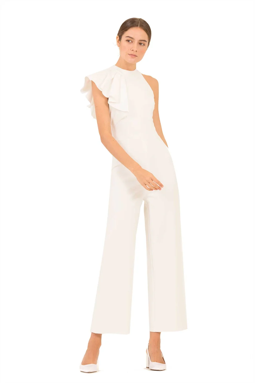 Dekise Jumpsuit (White) - Image 2