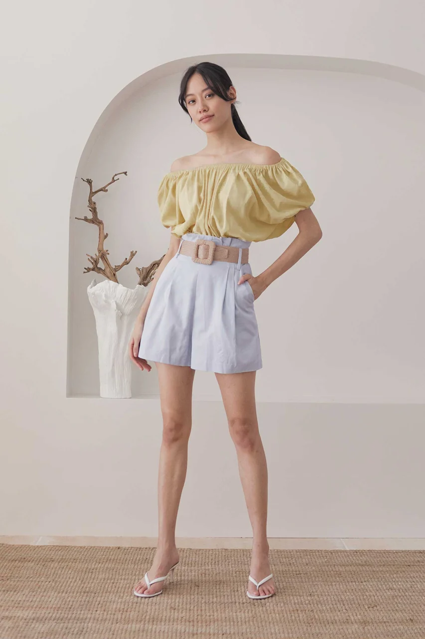Daxewur Romper (Pale Yellow+Powder Blue) - Image 3