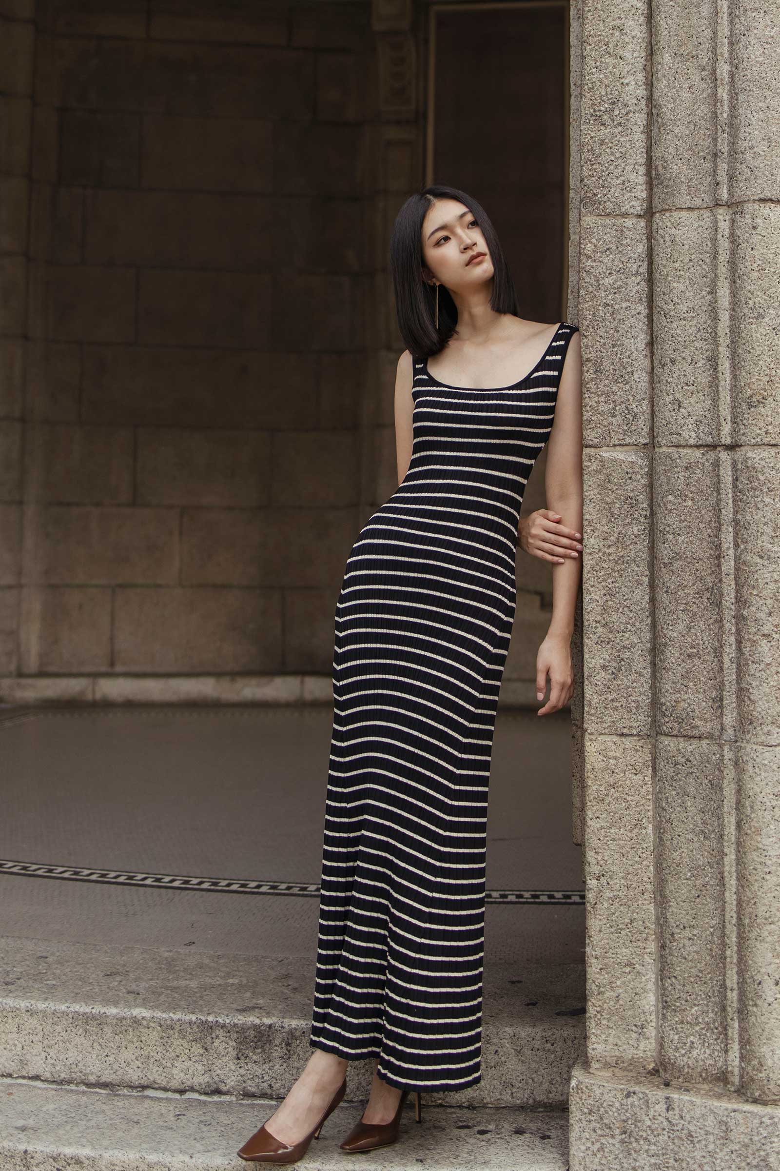 Doses Knit Dress (Black) - Image 3