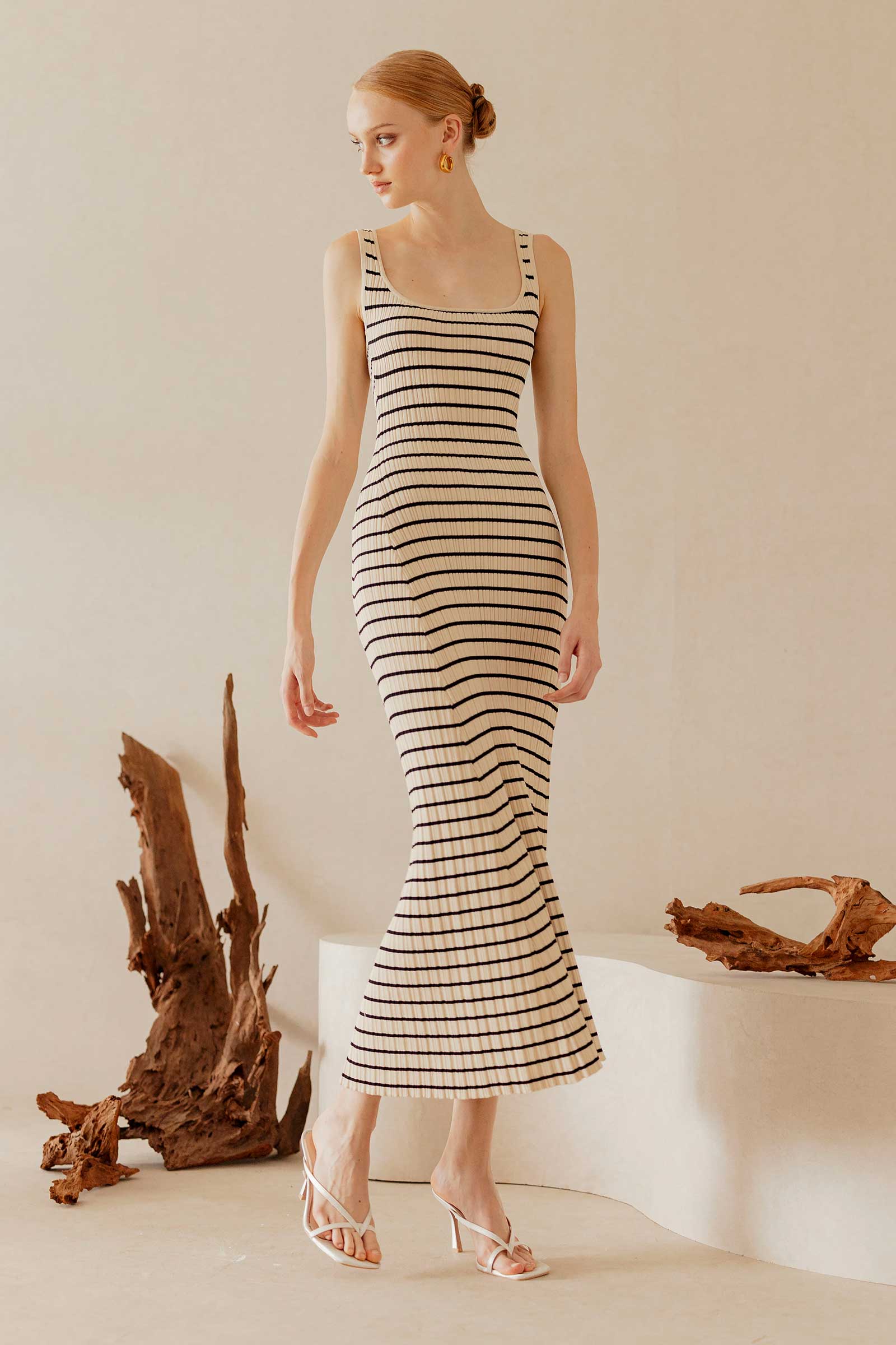 Doses Knit Dress (Rice) - Image 12