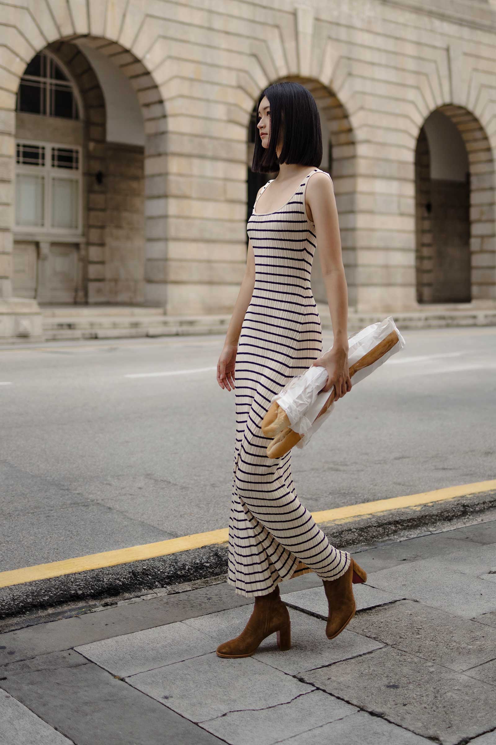 Doses Knit Dress (Rice) - Image 2