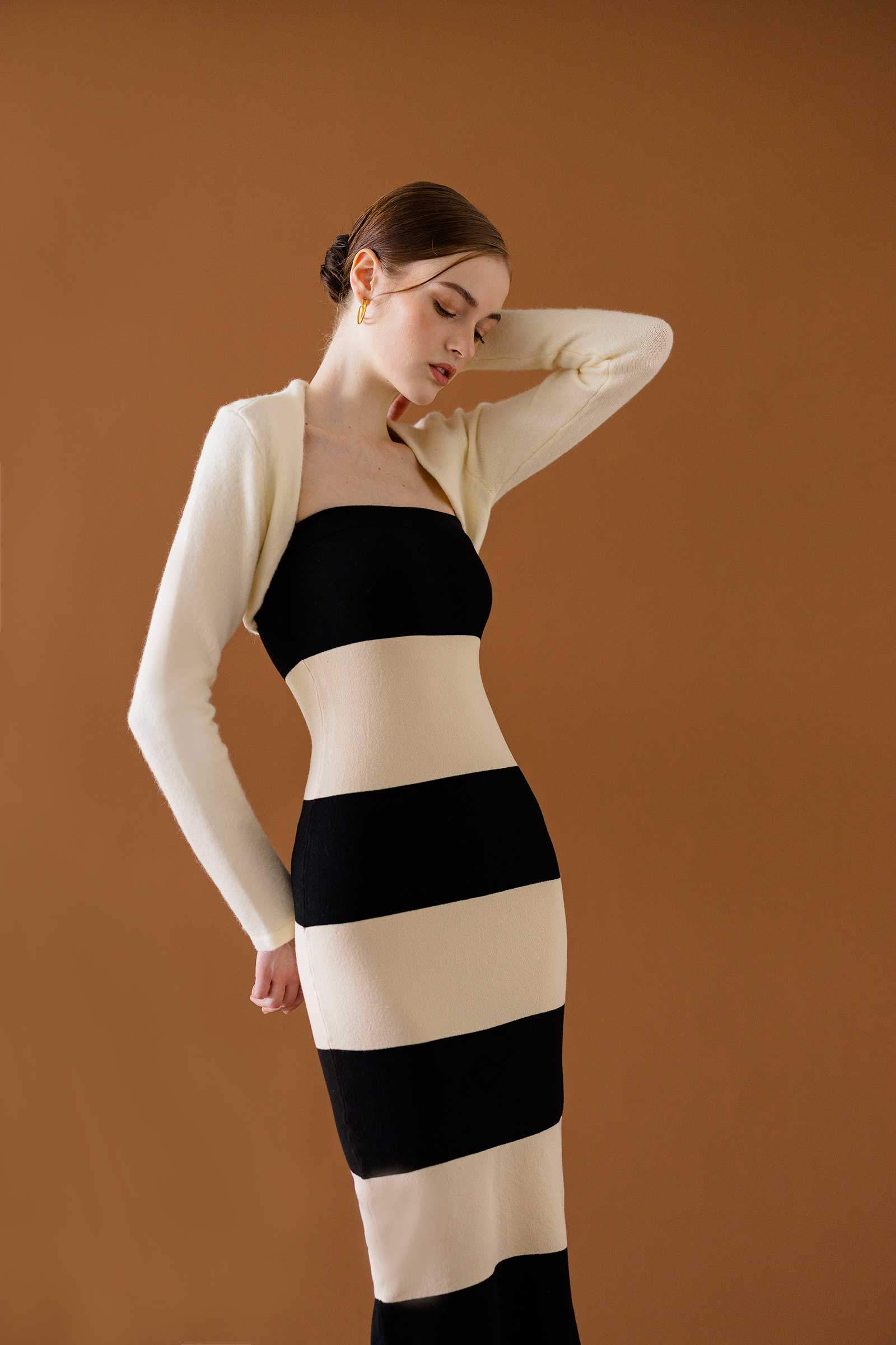 Duorie Cropped Cardi (Ecru) - Image 6