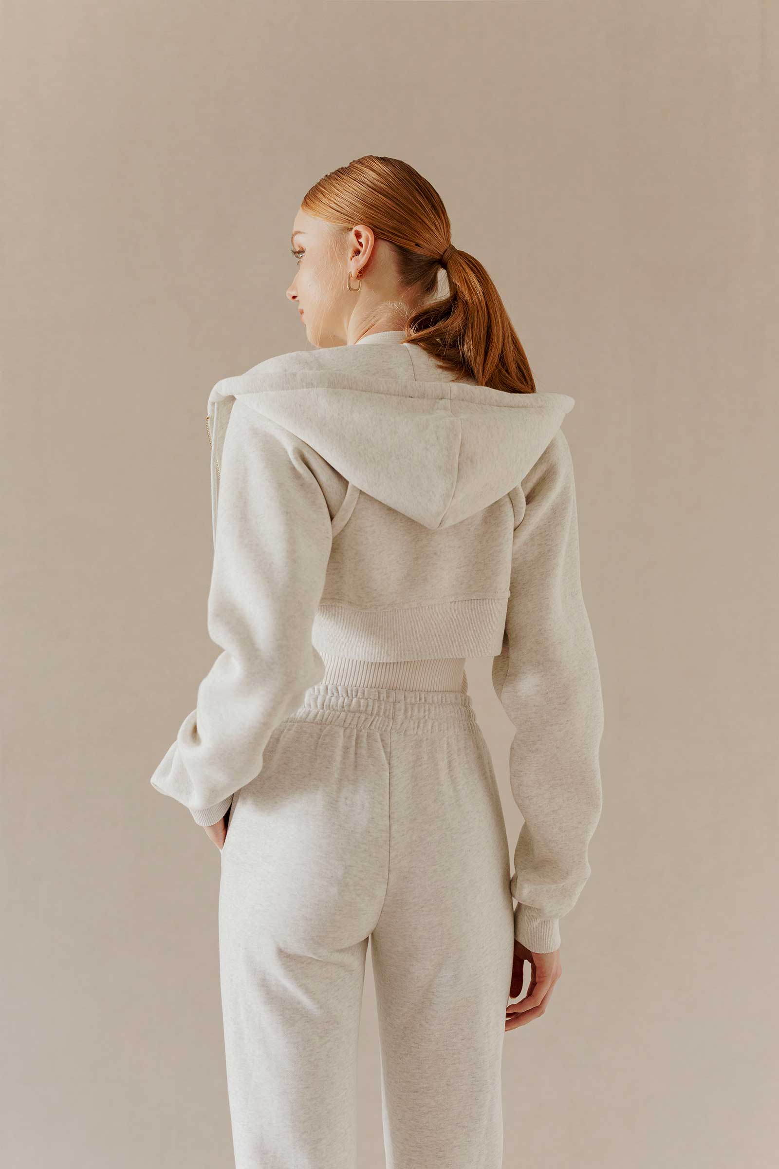 Doliovuy Cropped Jacket (Grey) - Image 8