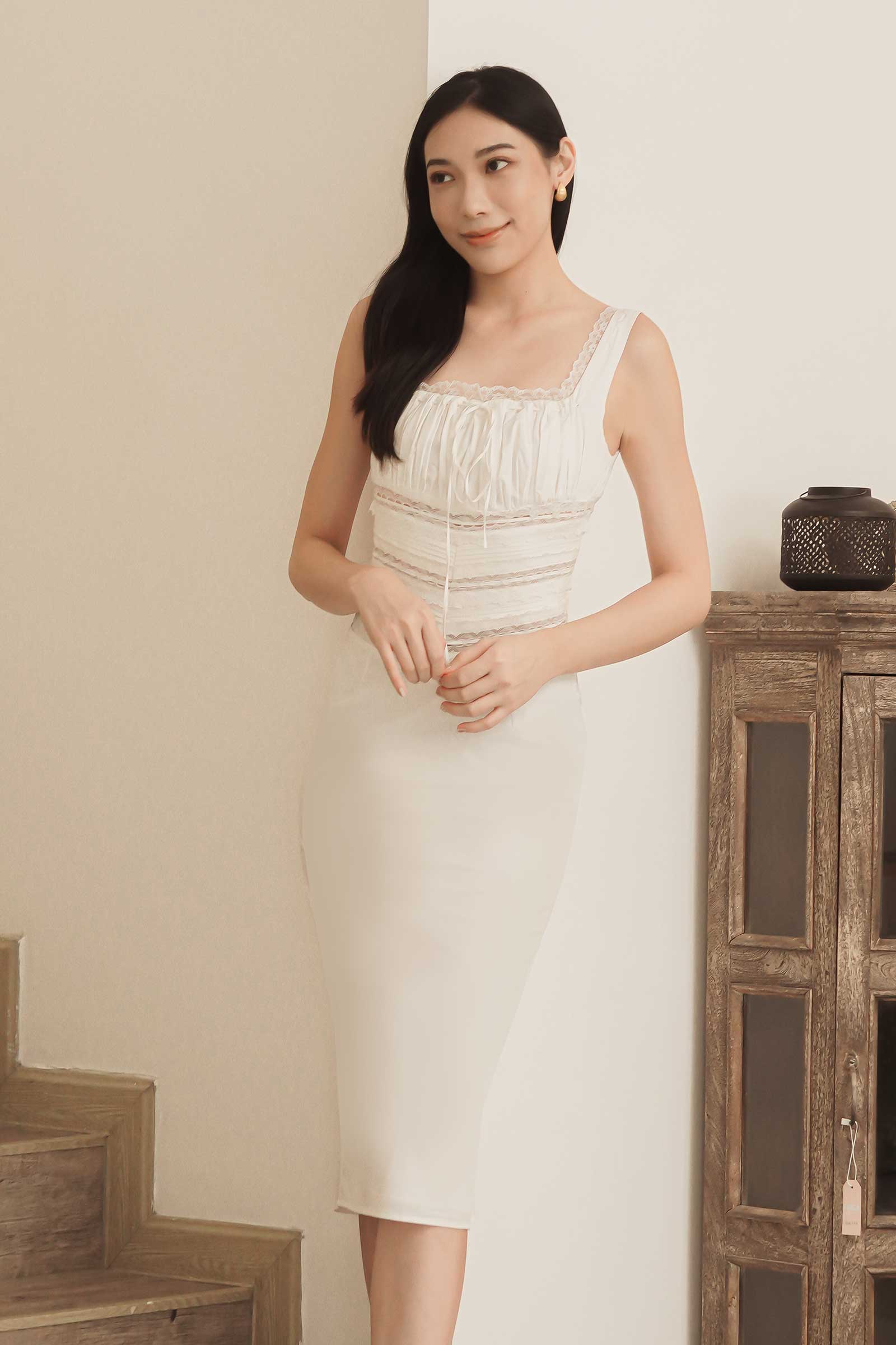 Drystalline Dress (White) - Image 5