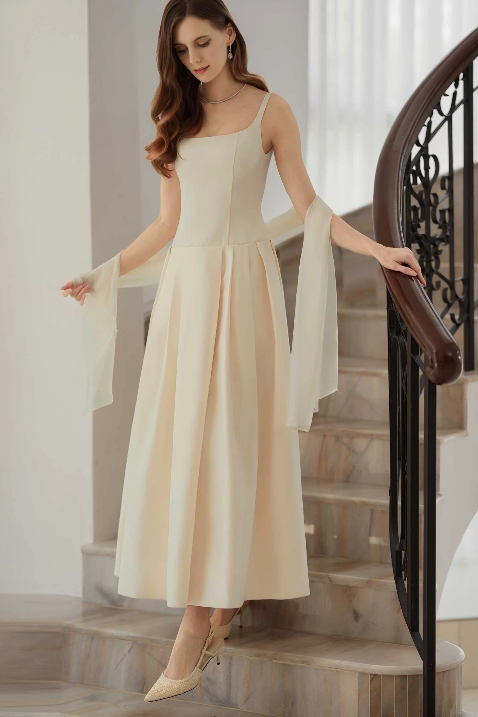 Althea Dress (Cream) - Image 12