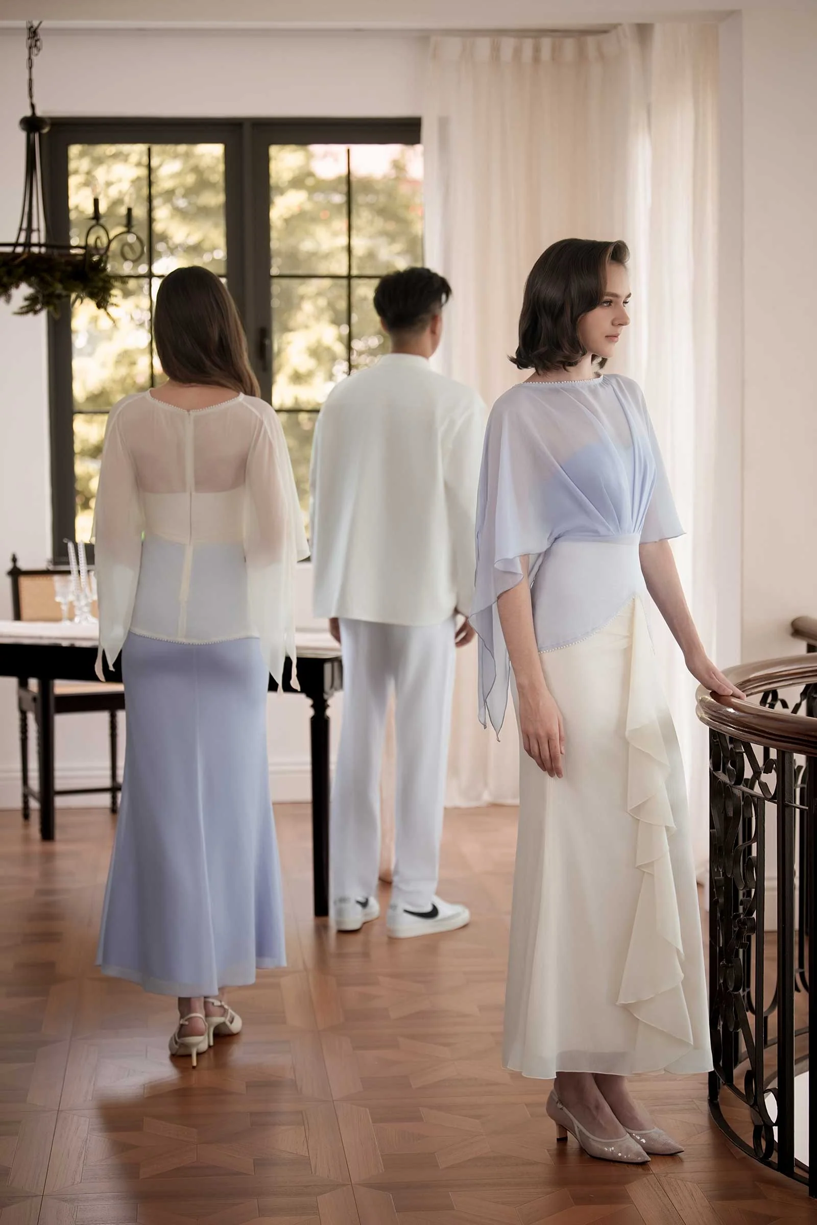Aveline Kebaya Top (Blue) - Image 7