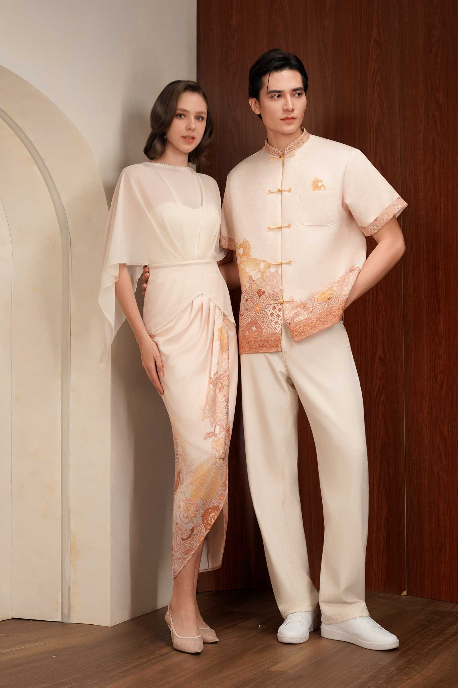 Aveline Kebaya Set (Cream) - Image 19