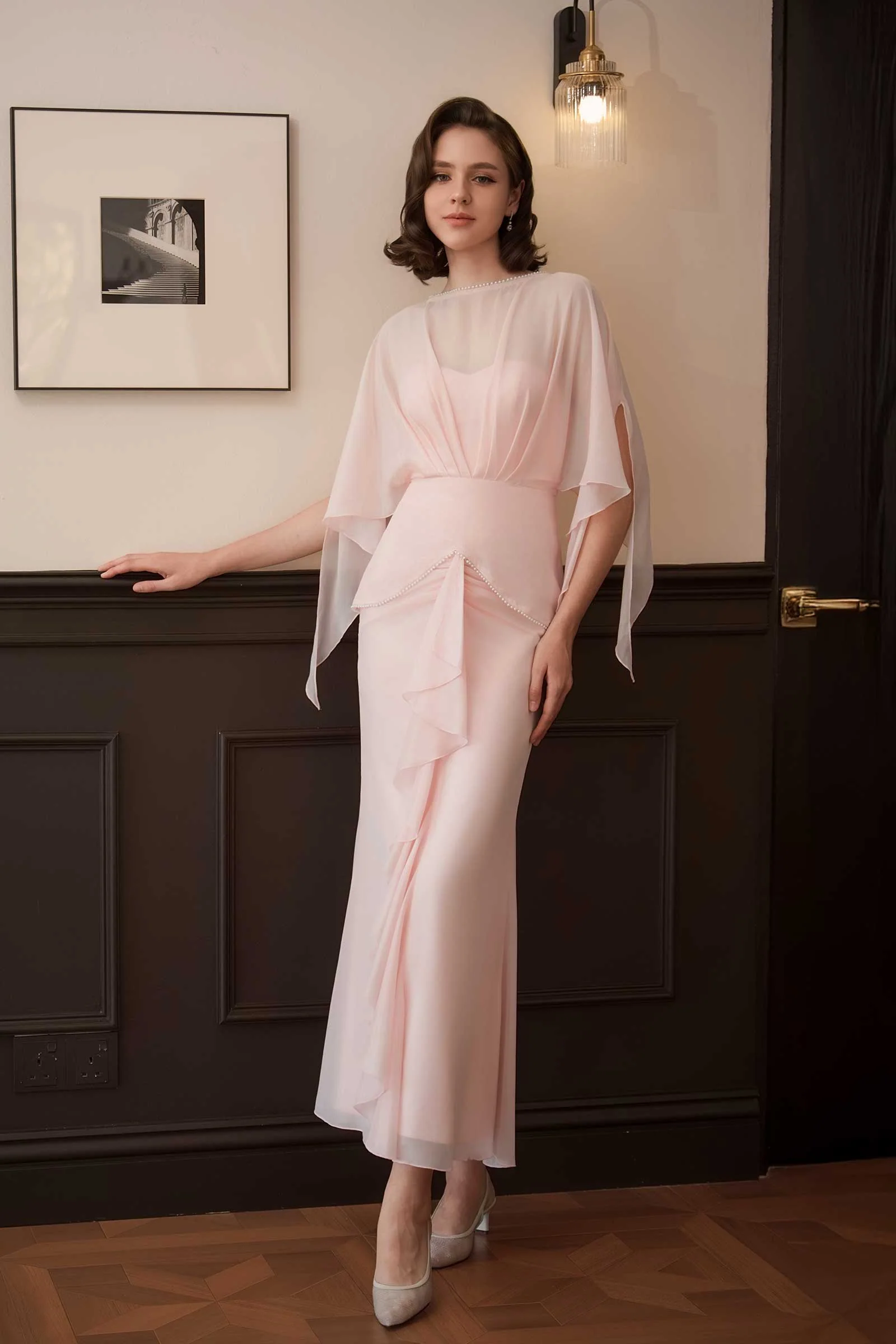 Aveline Kebaya Top (Pink) - Image 3
