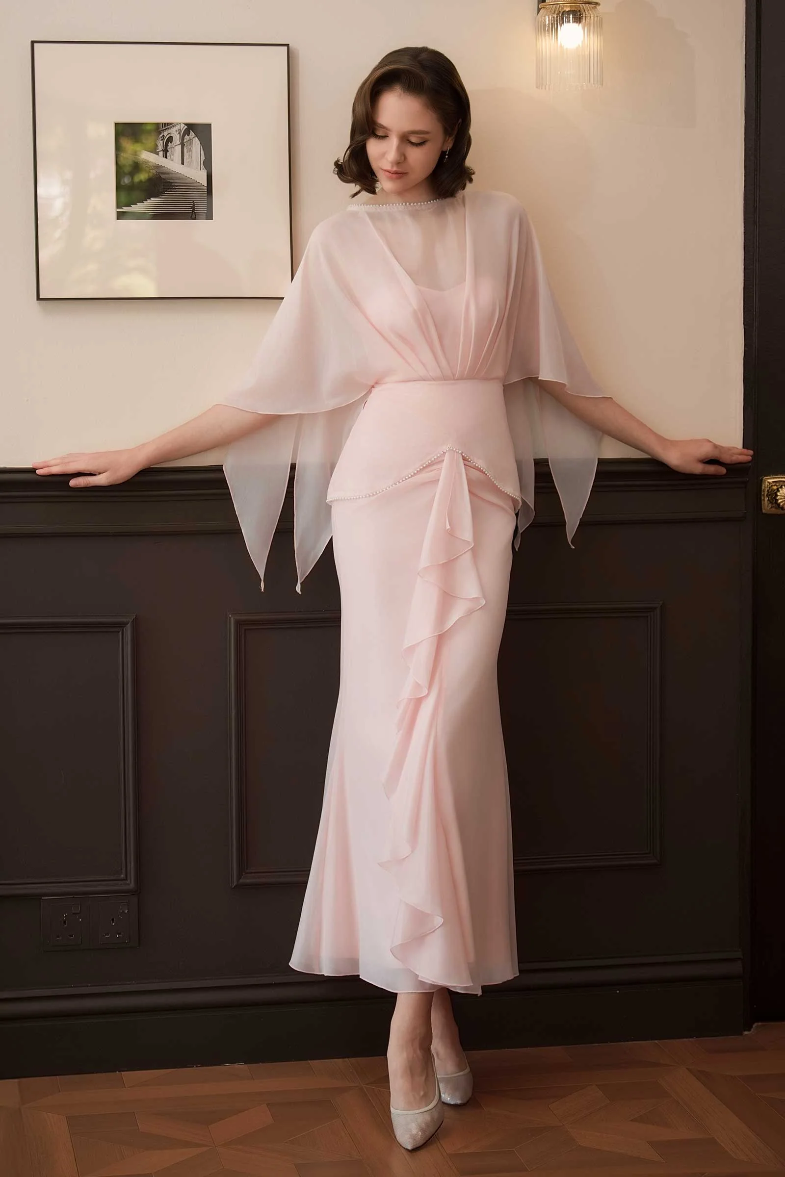 Aveline Kebaya Top (Pink) - Image 9
