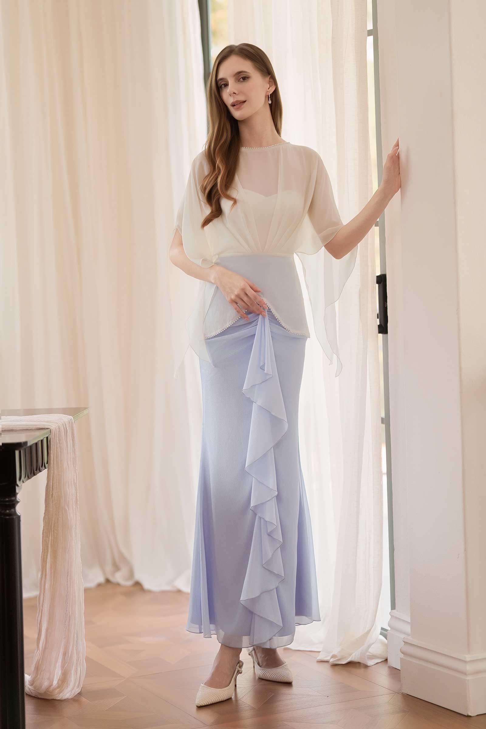 Aveline Skirt (Blue) - Image 11