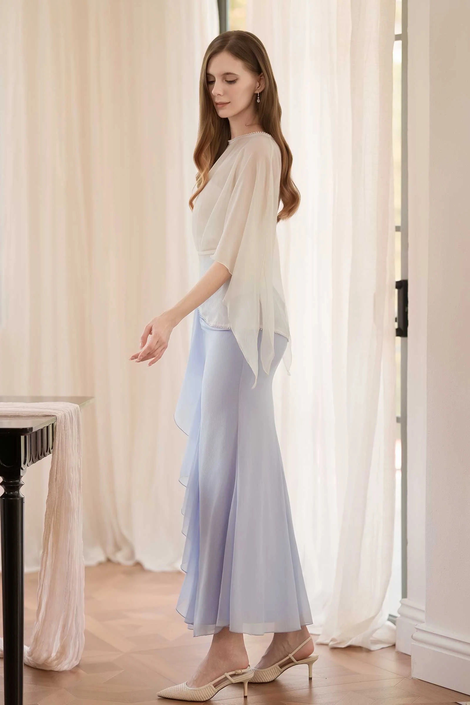 Aveline Skirt (Blue) - Image 12