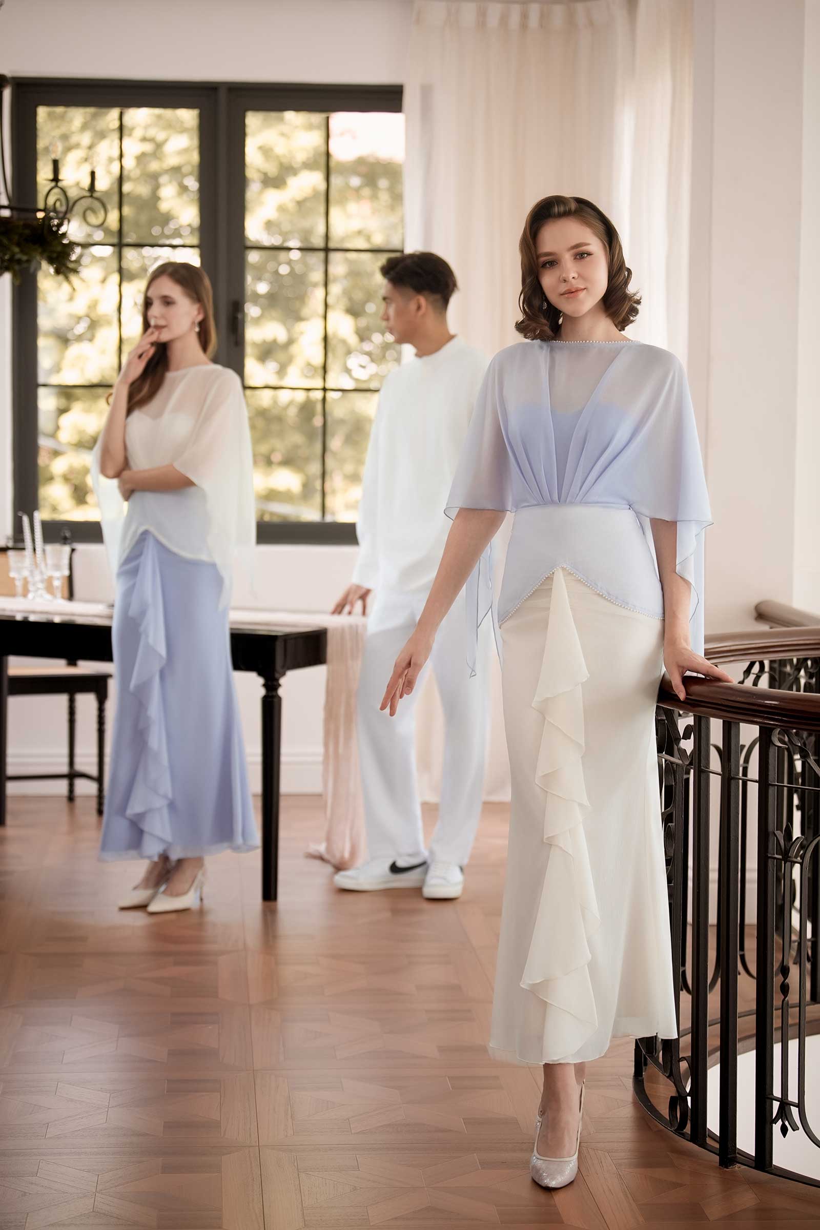 Aveline Skirt (Blue) - Image 13