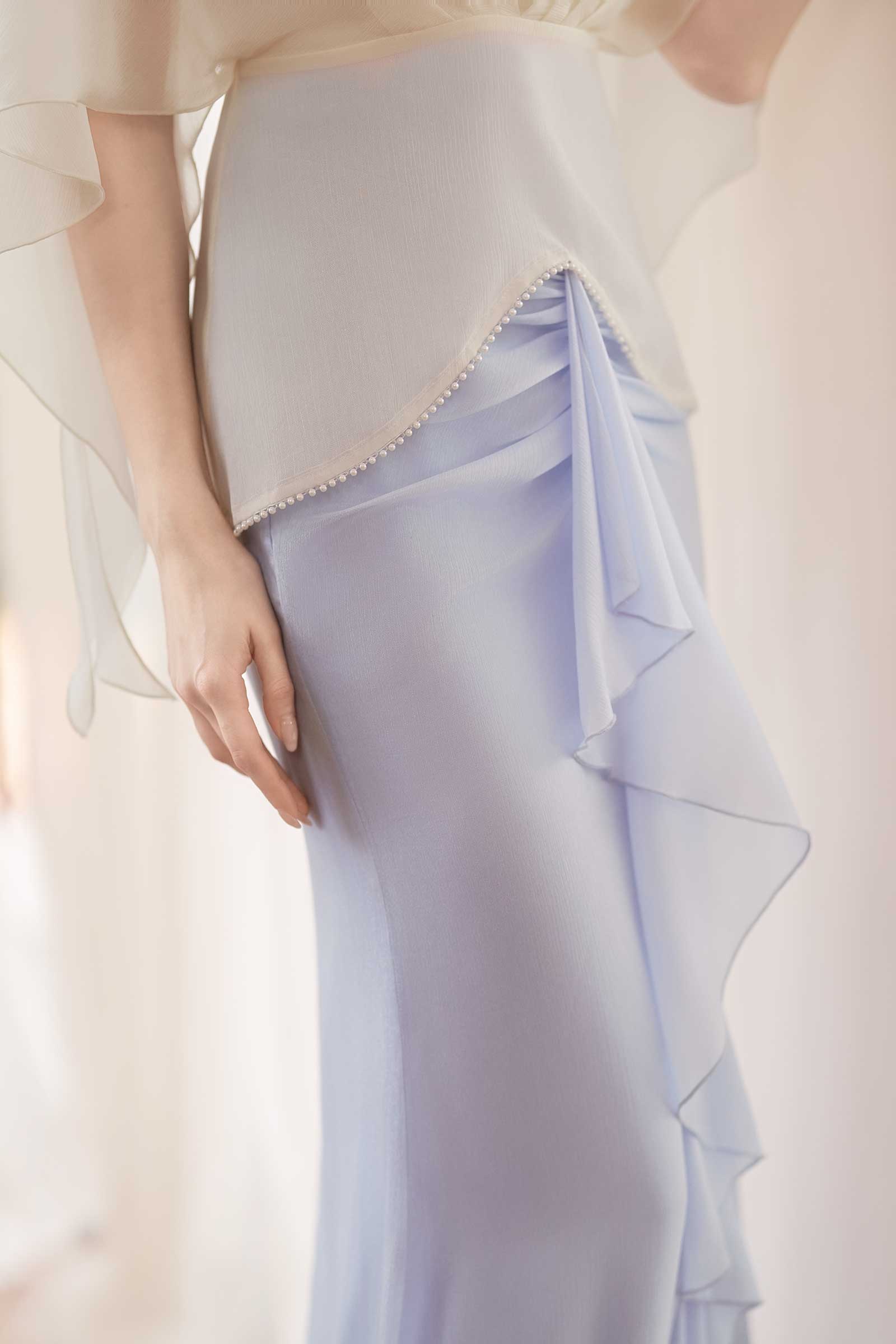 Aveline Skirt (Blue) - Image 3