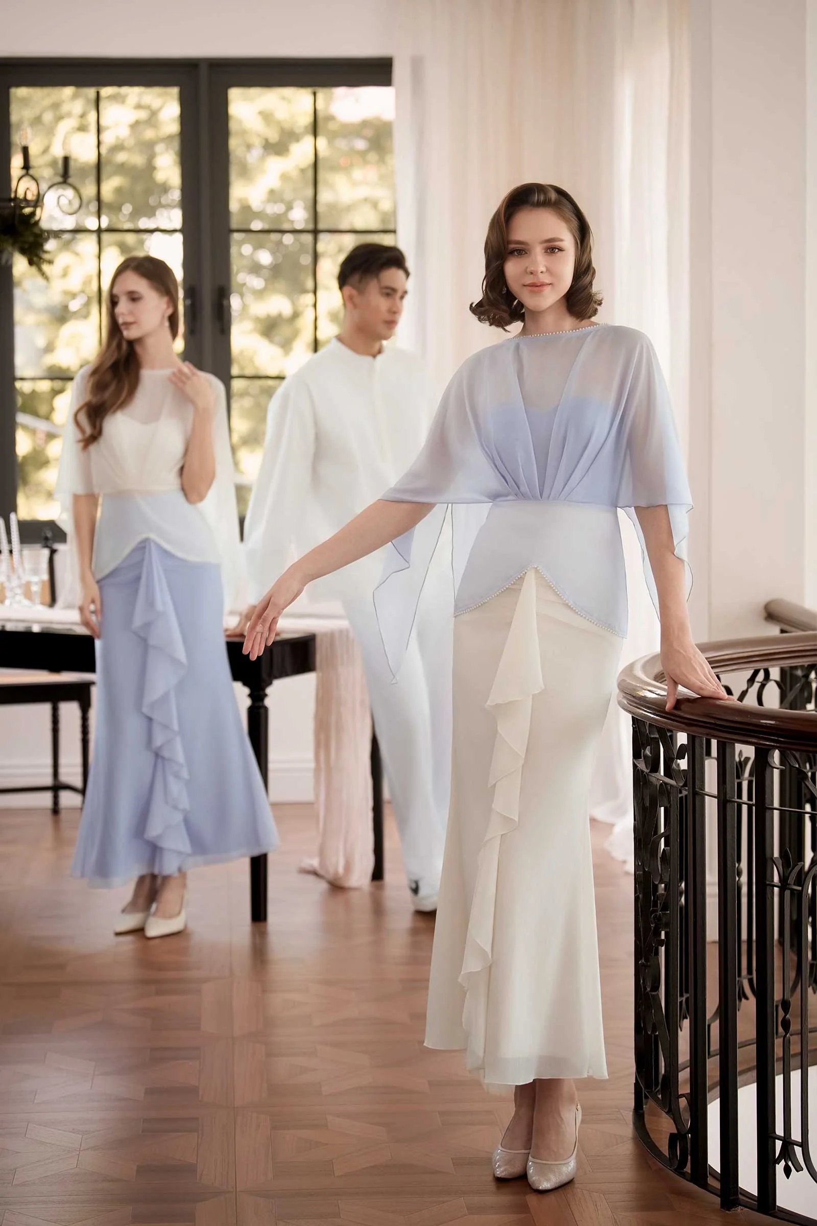Aveline Skirt (Blue) - Image 9