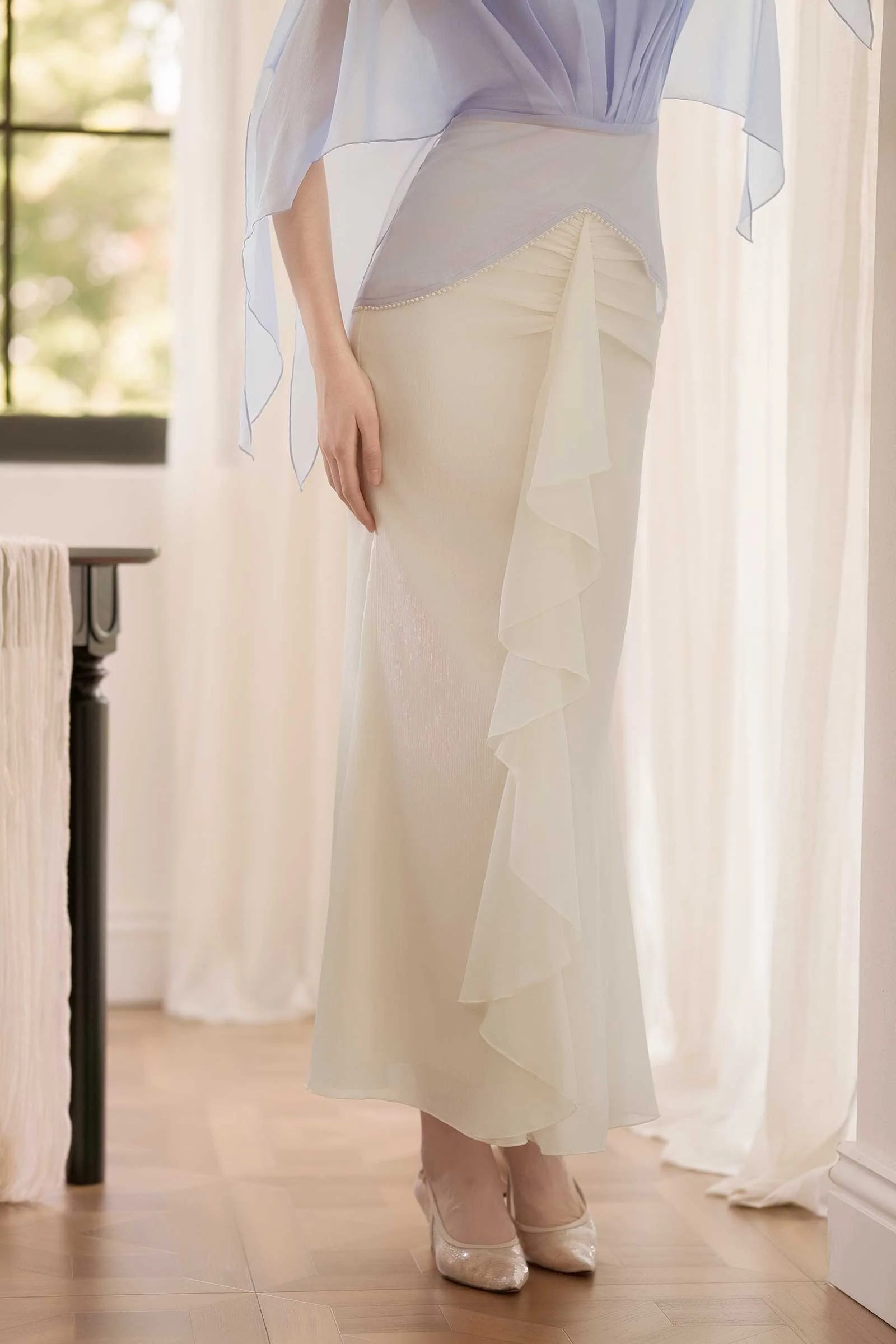 Aveline Skirt (Cream) - Image 2